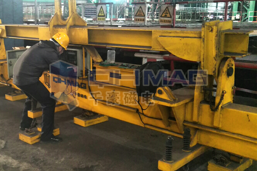 視頻上新-千豪磁電起重電永磁鐵應(yīng)用于鋼板吊運